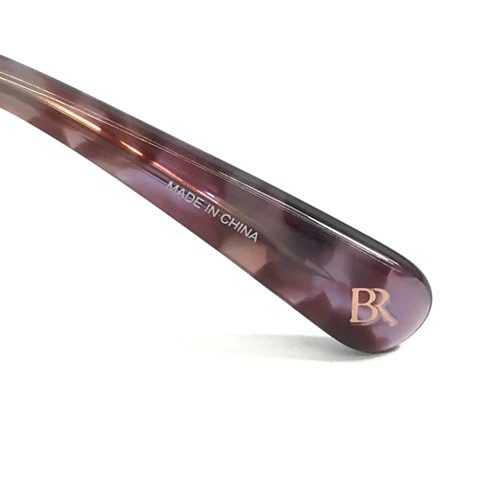 Banana Republic Eyeglasses Frame BR224 SK4 Brown Pink Cat Eye Wire Rim 52-16-140